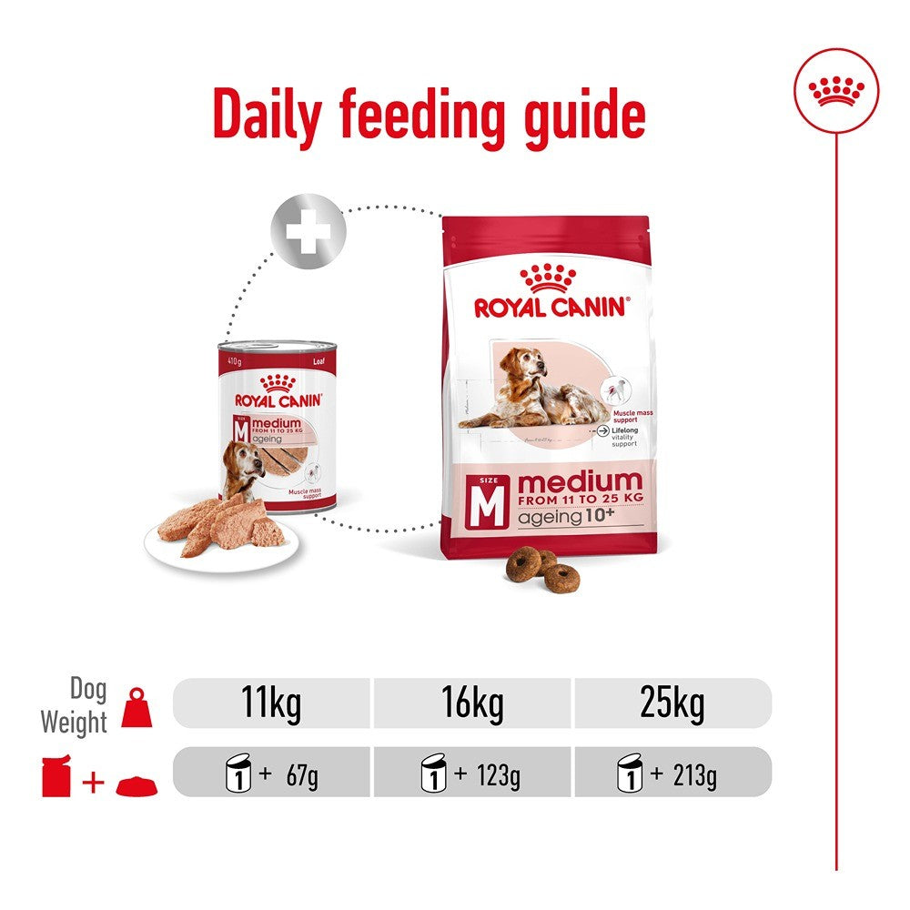 Royal Canin Ageing Medium Loaf Wet Dog Food
