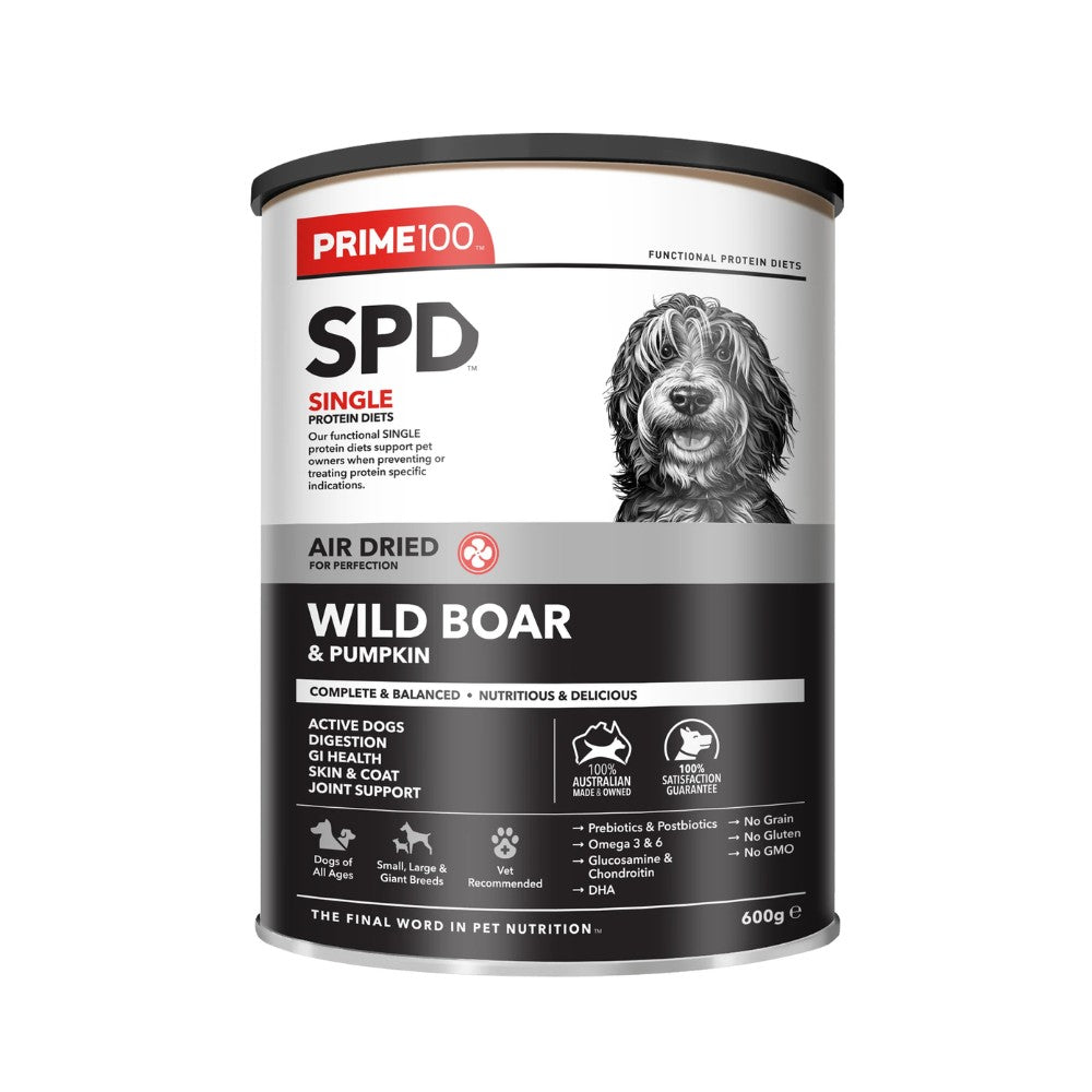 Prime100 SPD Air Dried Wild Boar & Pumpkin Dry Dog Food