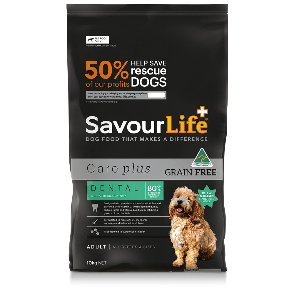 SavourLife Grain Free Adult Dental Chicken Dry Dog Food
