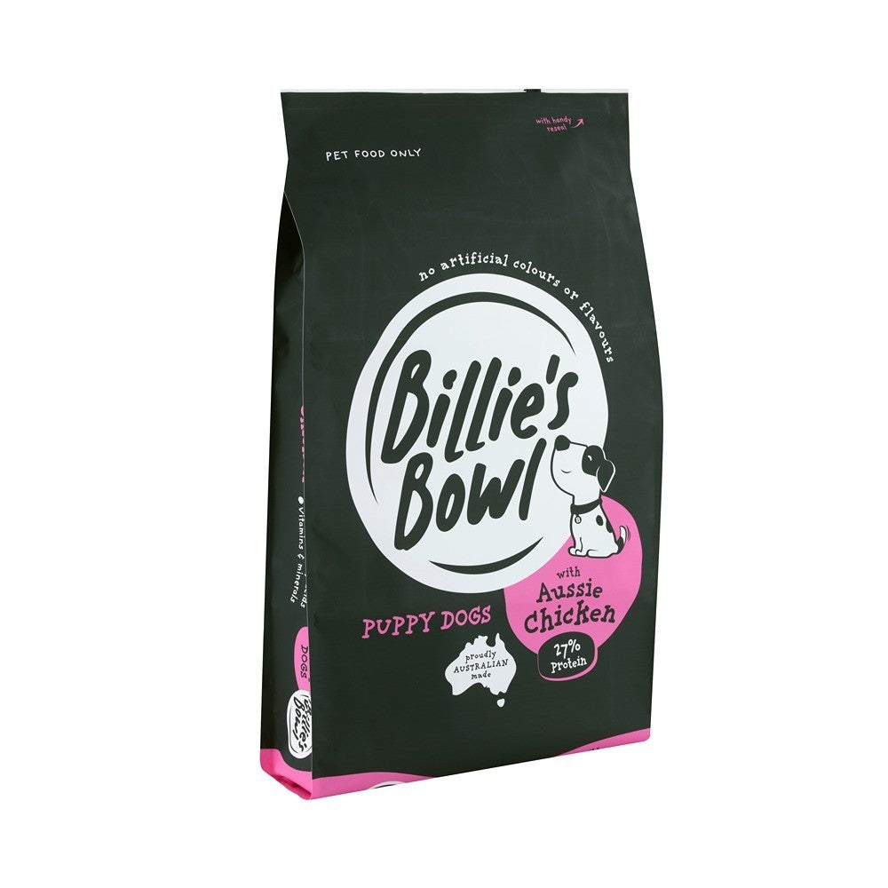 Billie's Bowl Puppy with Aussie Chicken Dry Dog Food