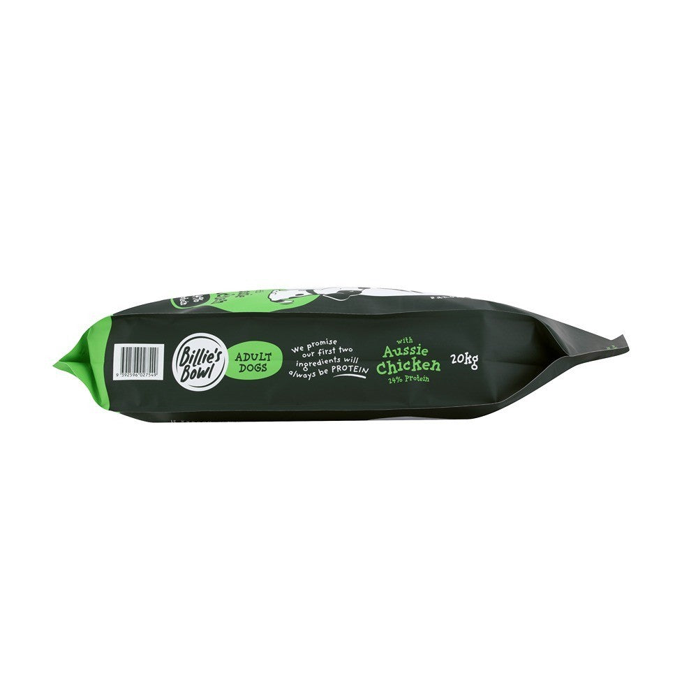 Billie's Bowl Adult with Aussie Chicken Dry Dog Food