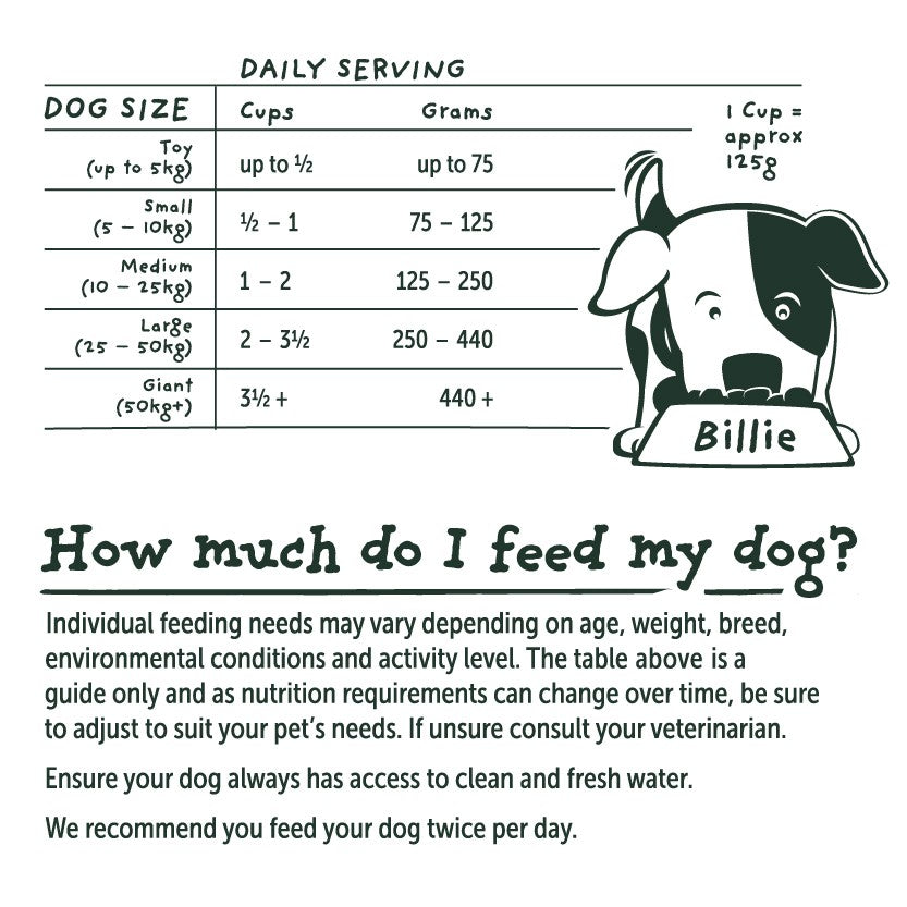 Billie's Bowl Adult with Aussie Beef Dry Dog Food