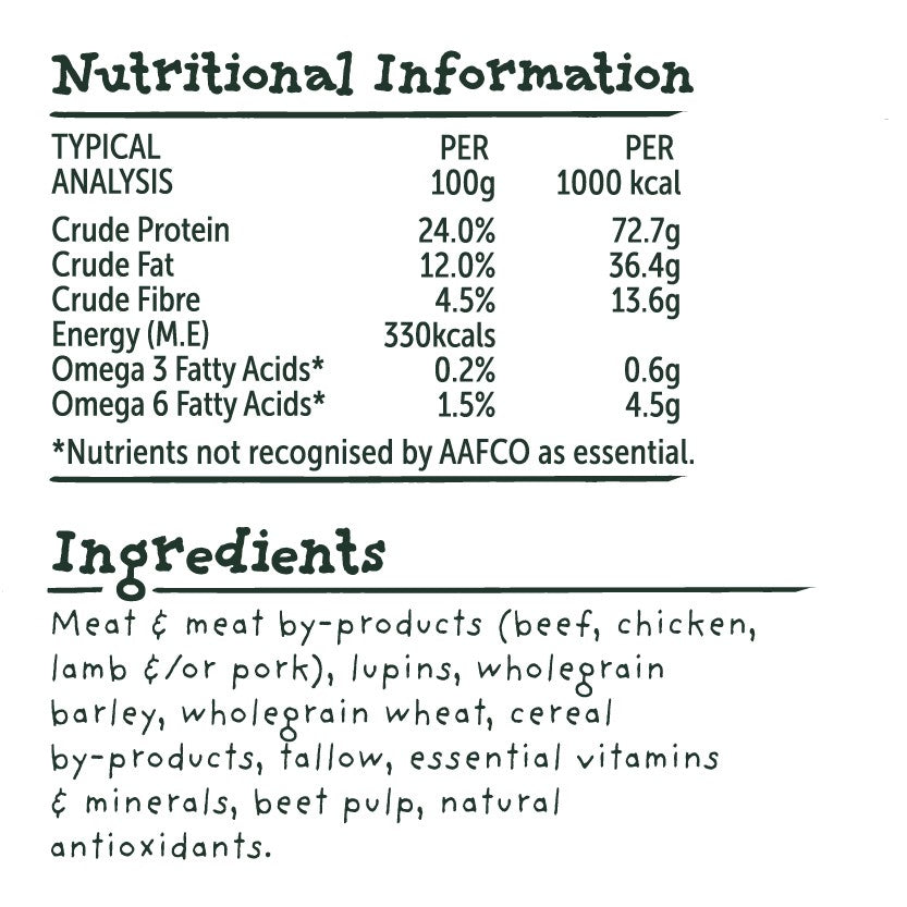 Billie's Bowl Adult with Aussie Beef Dry Dog Food