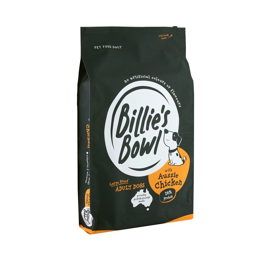 Billie's Bowl Large Breed Adult with Aussie Chicken Dry Dog Food