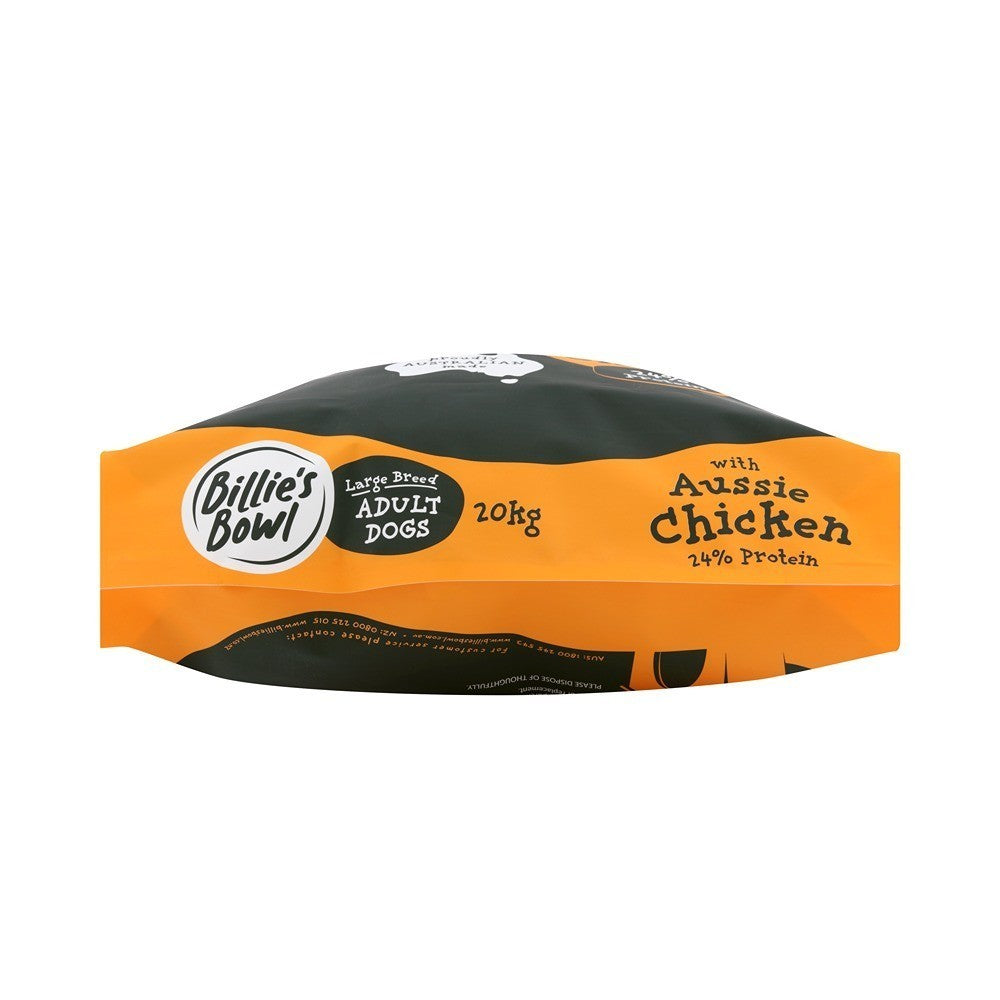 Billie's Bowl Large Breed Adult with Aussie Chicken Dry Dog Food