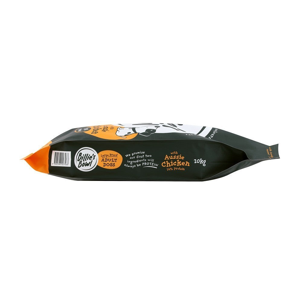 Billie's Bowl Large Breed Adult with Aussie Chicken Dry Dog Food