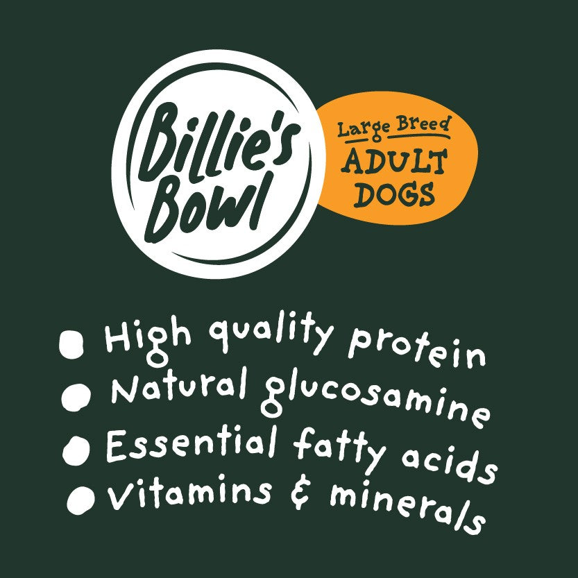 Billie's Bowl Large Breed Adult with Aussie Chicken Dry Dog Food