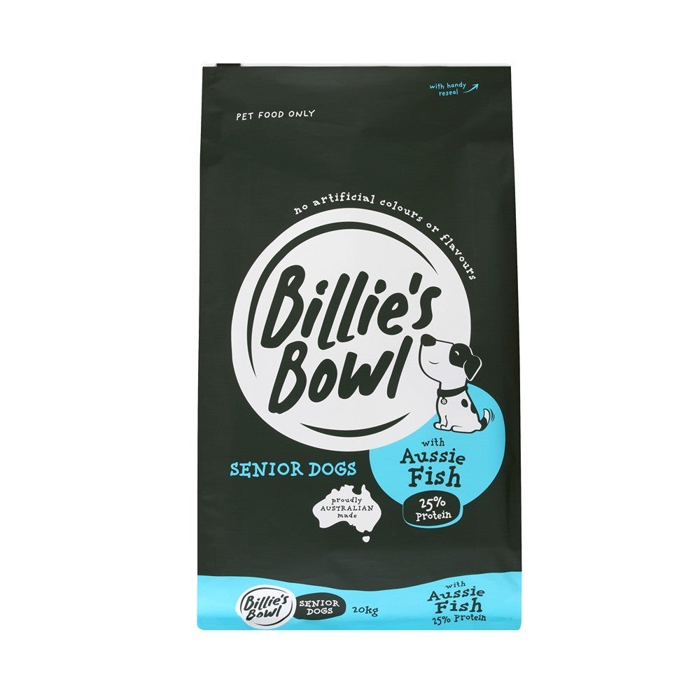 Billie's Bowl Senior with Aussie Fish Dry Dog Food