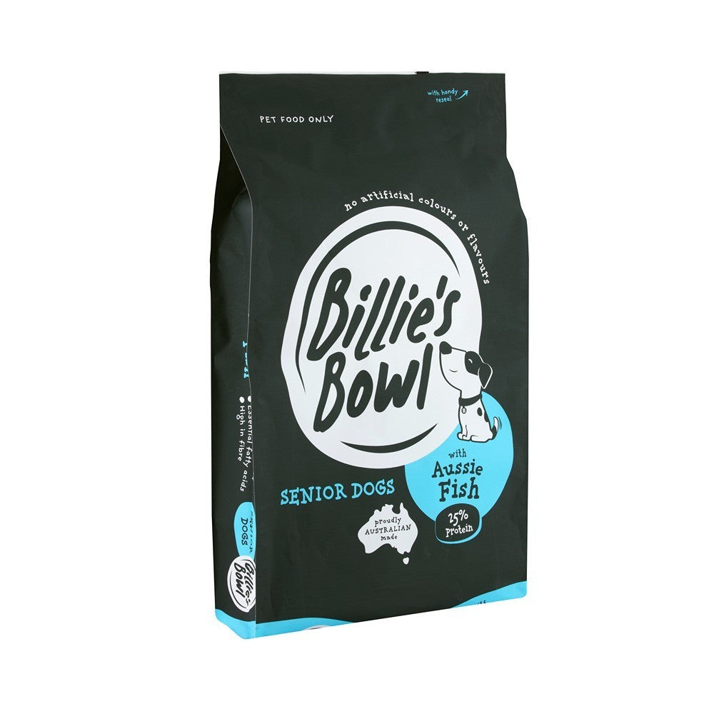 Billie's Bowl Senior with Aussie Fish Dry Dog Food
