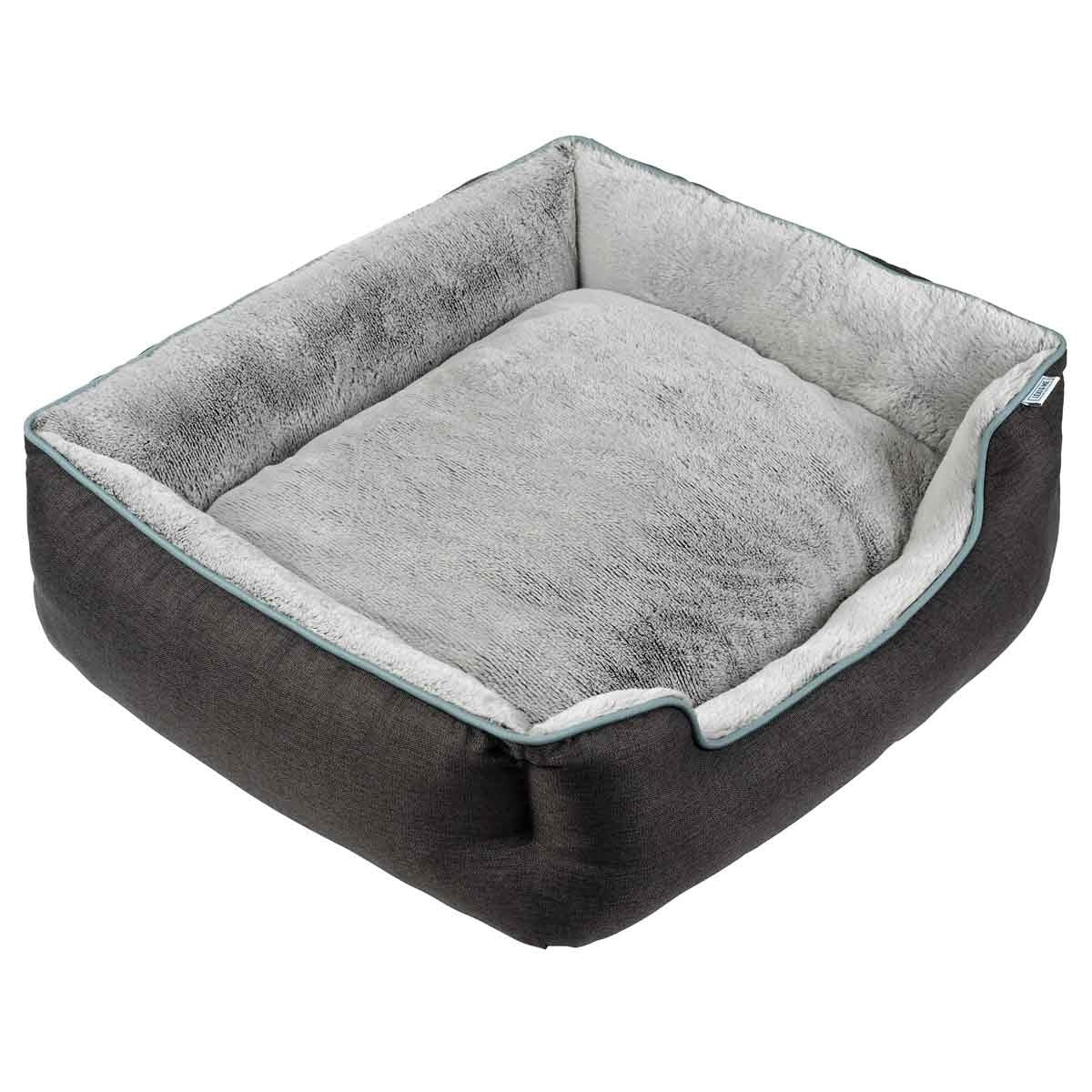 Lexi & Me Bolster Pet Bed Grey