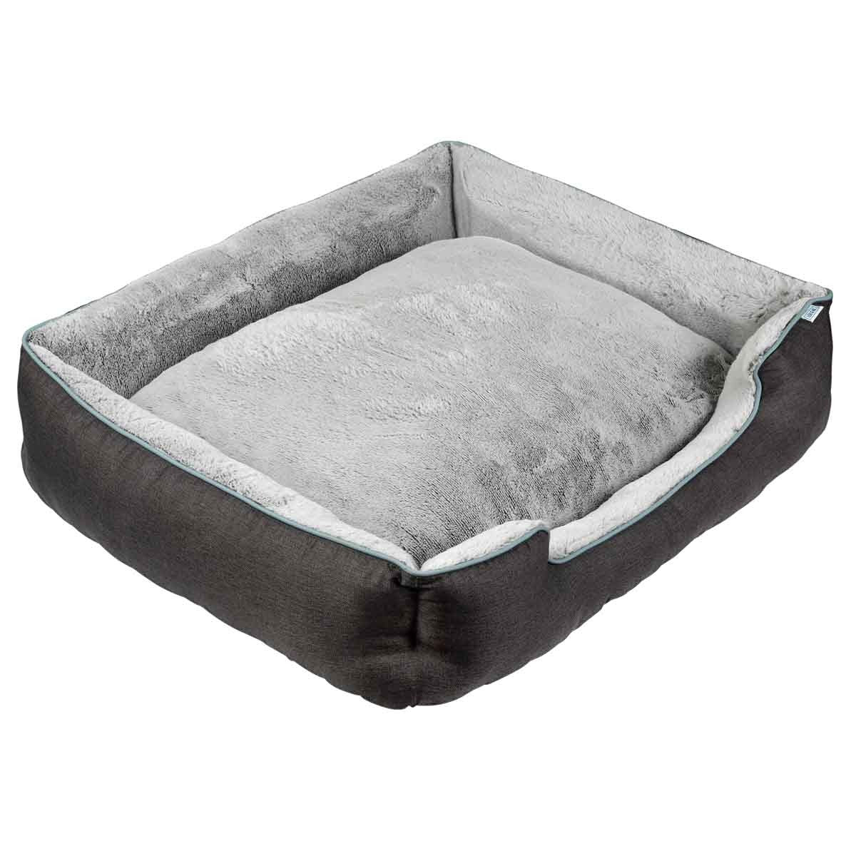 Lexi & Me Bolster Pet Bed Grey