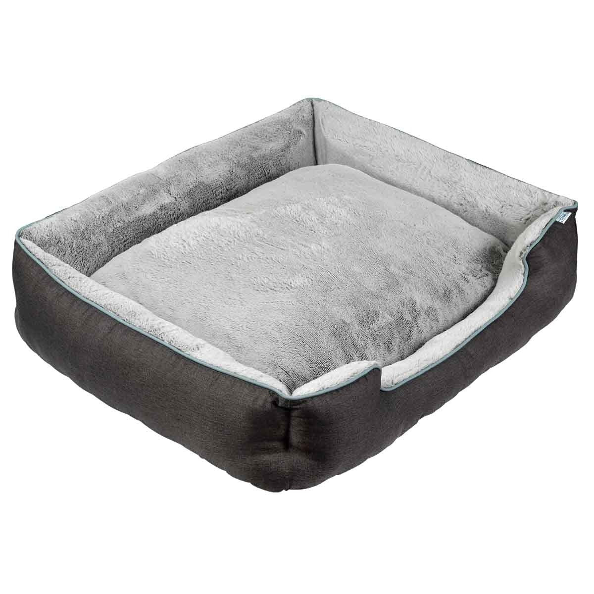 Lexi & Me Bolster Pet Bed Grey