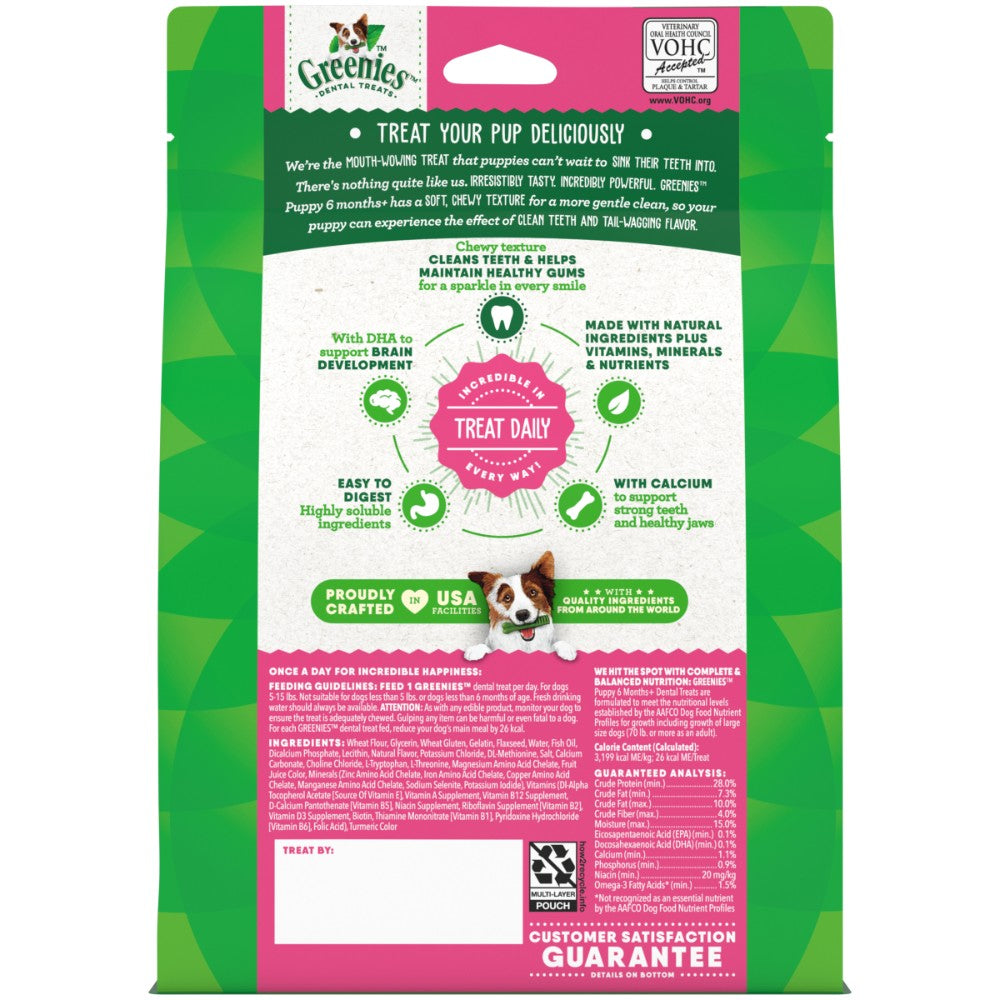 Greenies Puppy 6 Months+ Original Teenie Dental Dog Treats
