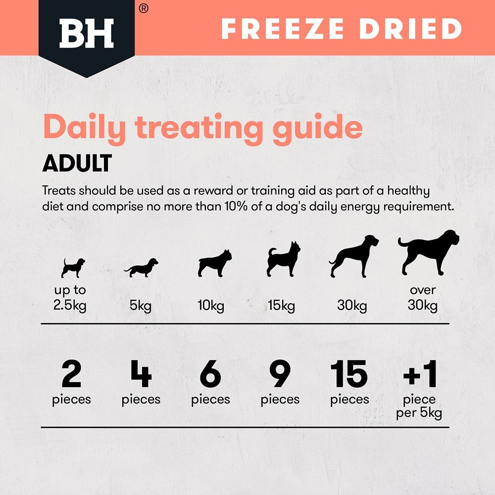 Black Hawk Freeze Dried Whole Salmon Dog Treats