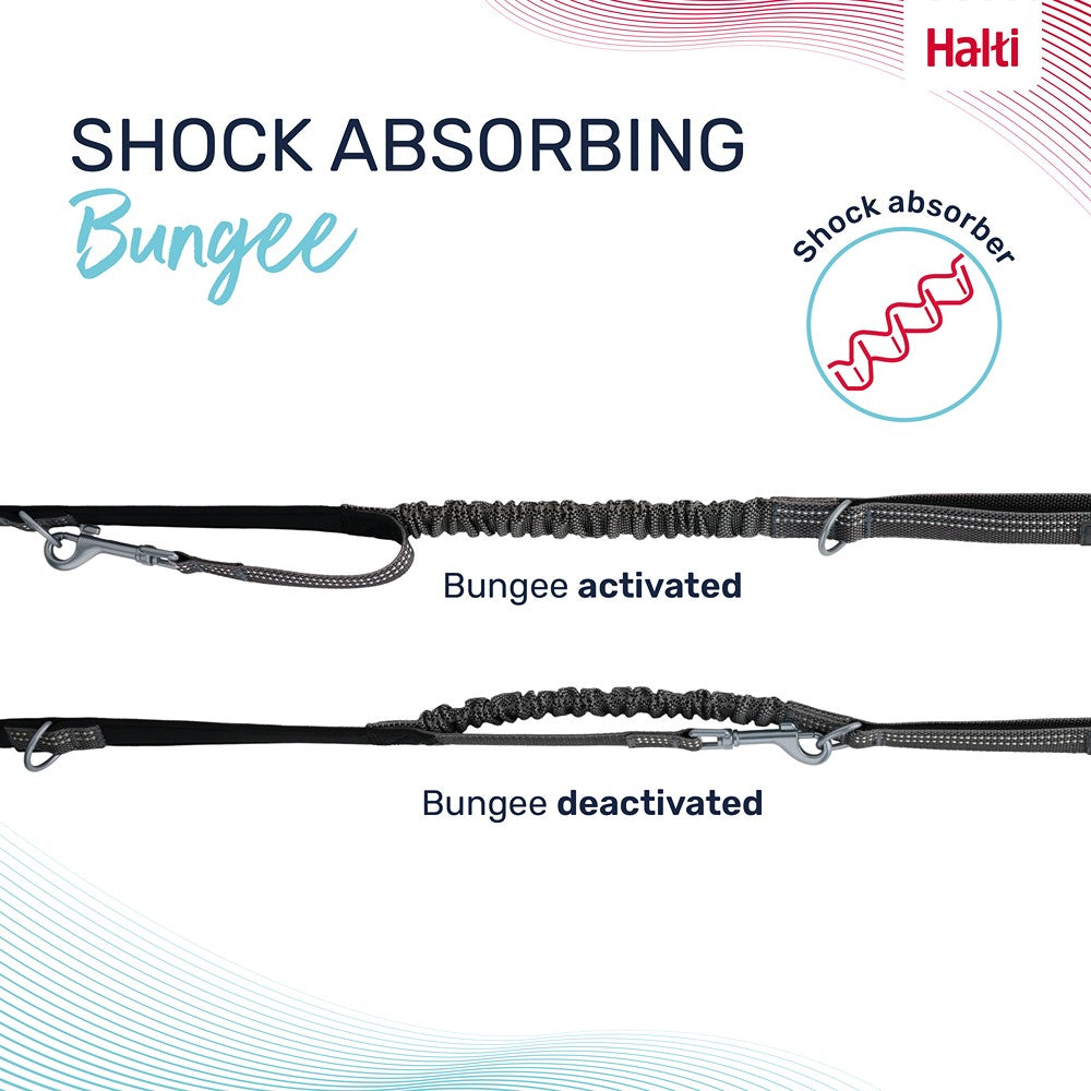 Halti Anatomy Multi Dog Lead Grey