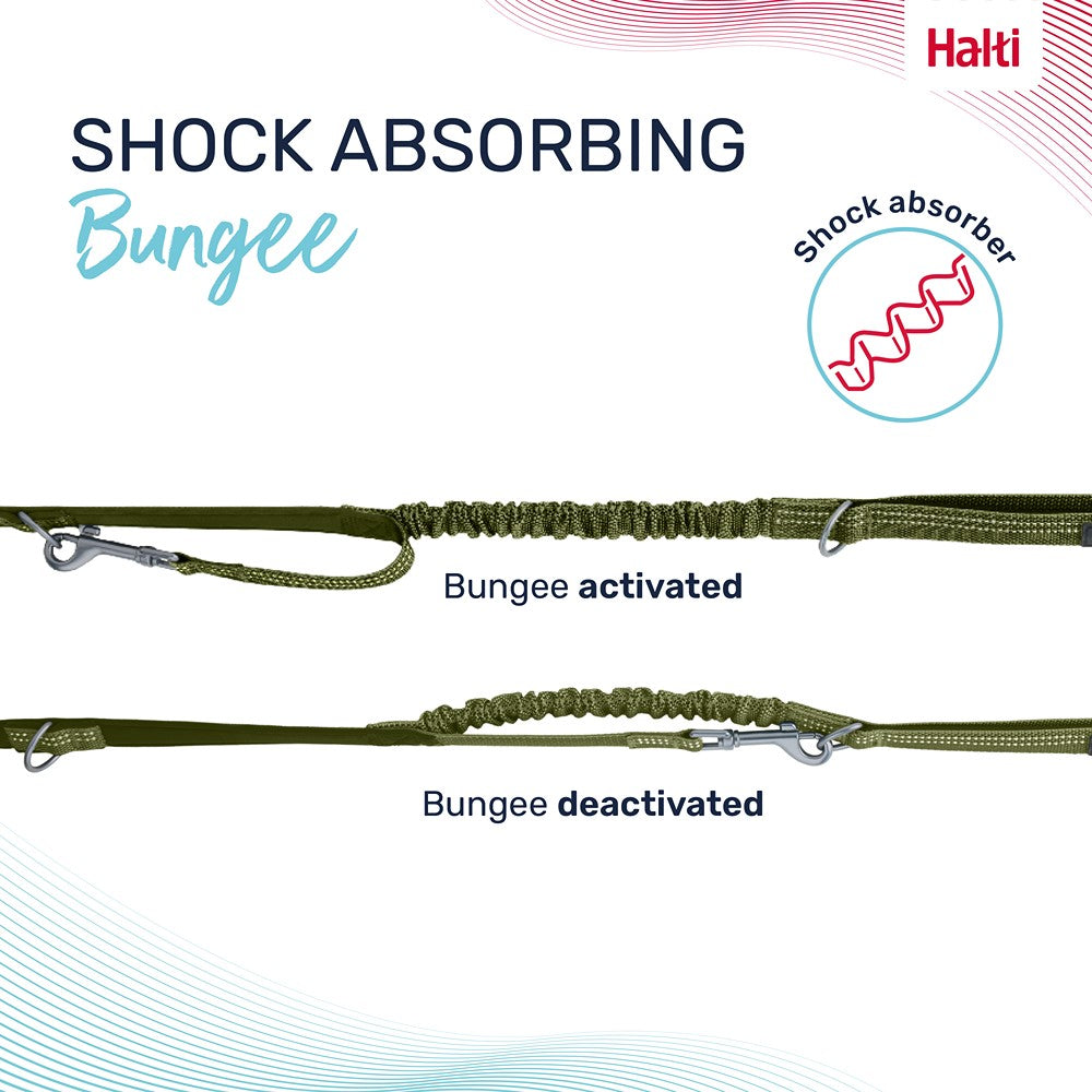Halti Anatomy Multi Dog Lead Green