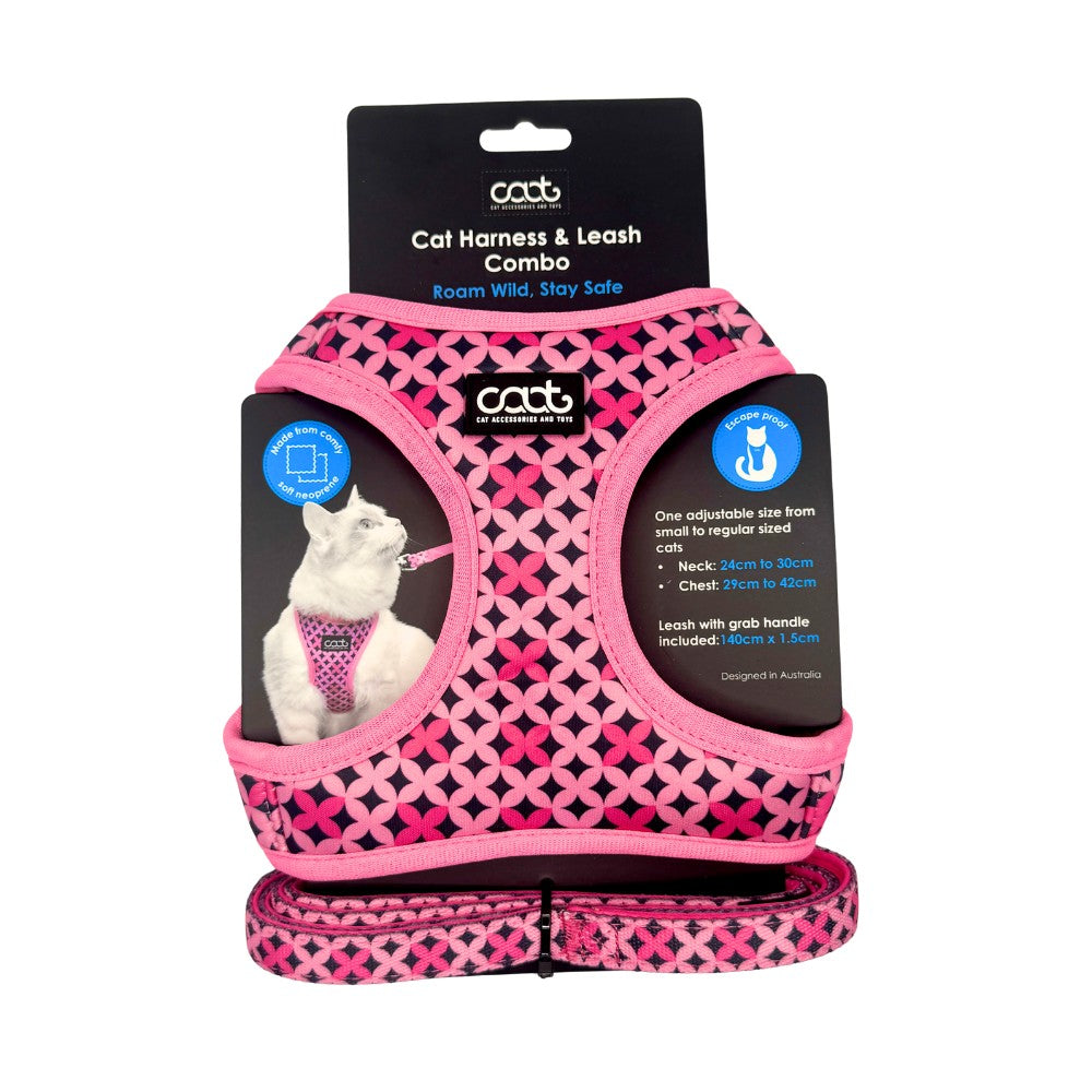 CAAT Neoflex Cat Harness and Leash Kit Dash