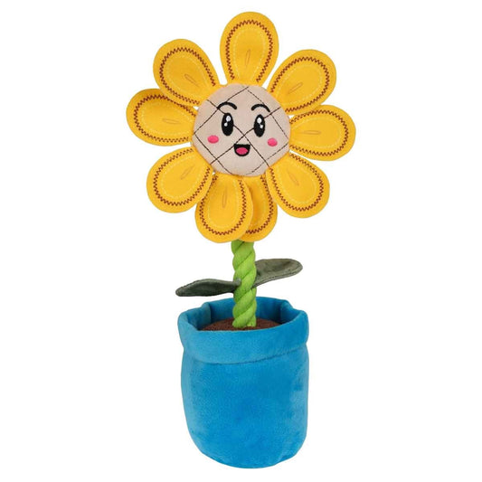 Garden Sunflower Plush Rope Dog Toy