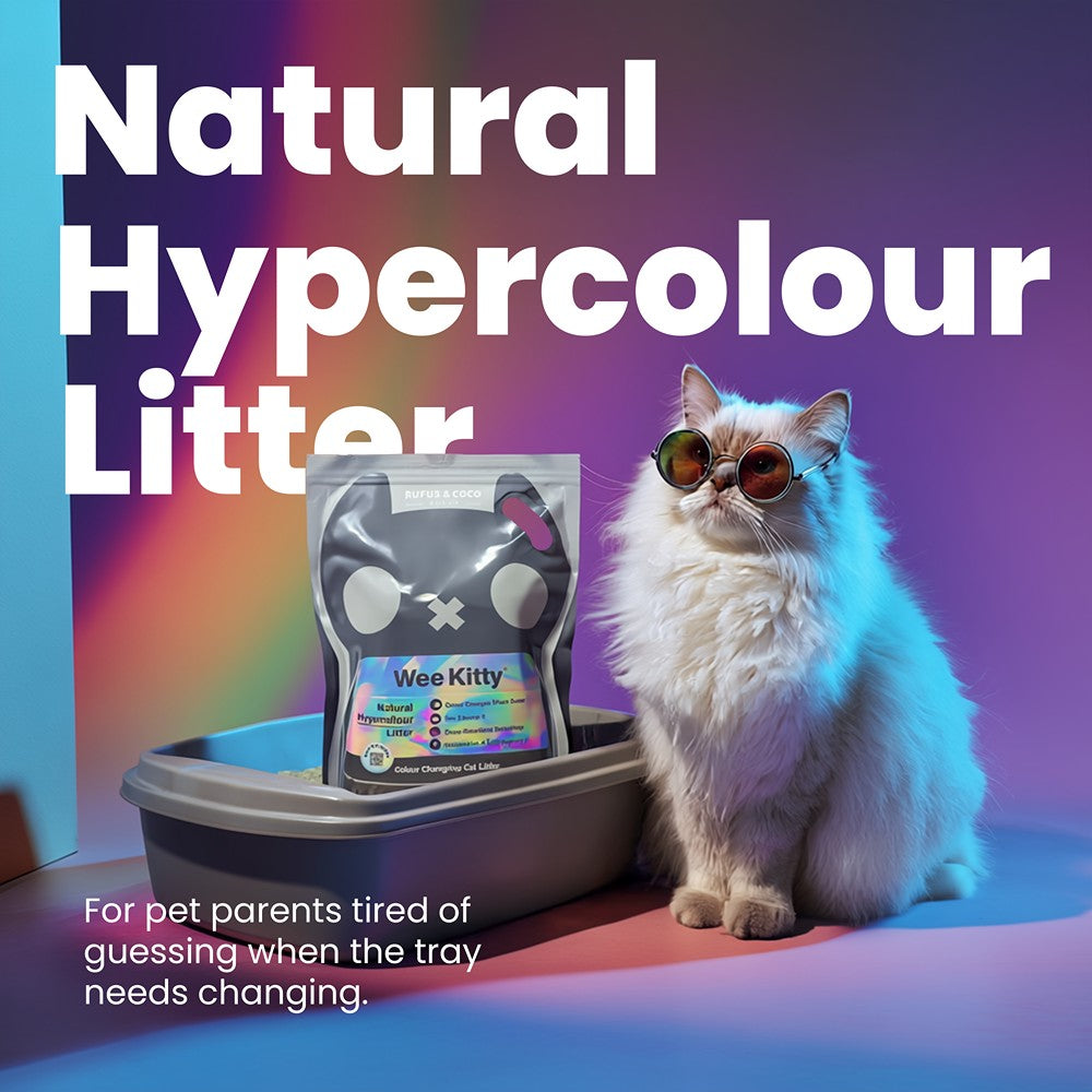 Rufus & Coco Wee Kitty Natural Hypercolour Tofu Cat Litter