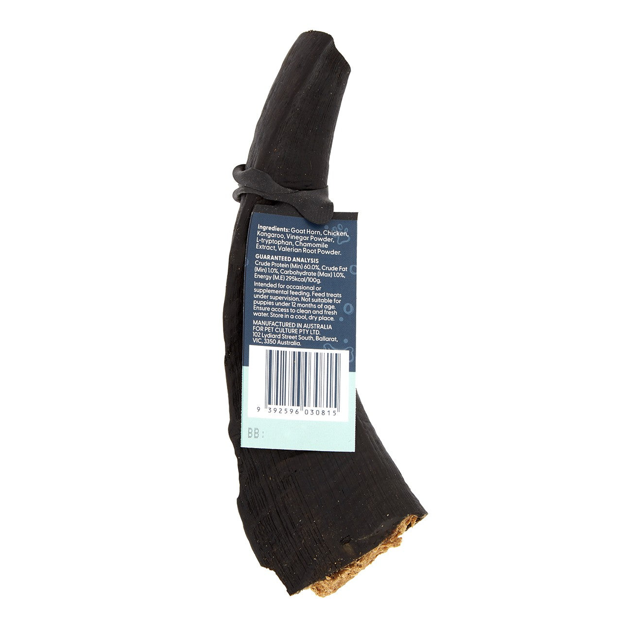 Dog n Bone Stuffed Goat Horn Calming Dog Treat