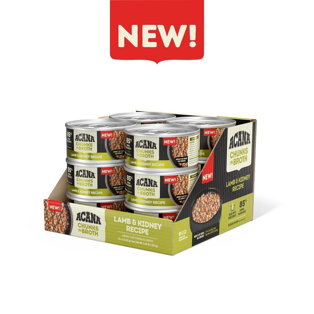 Acana Adult Chunks in Broth Lamb & Kidney Wet Cat Food