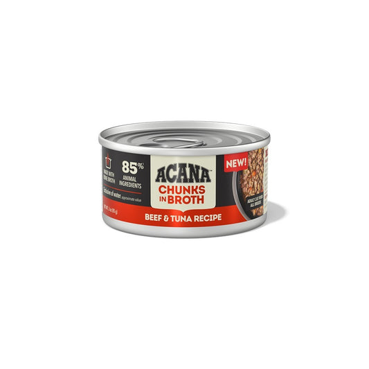 Acana Chunks in Broth Beef & Tuna Adult Wet Cat Food