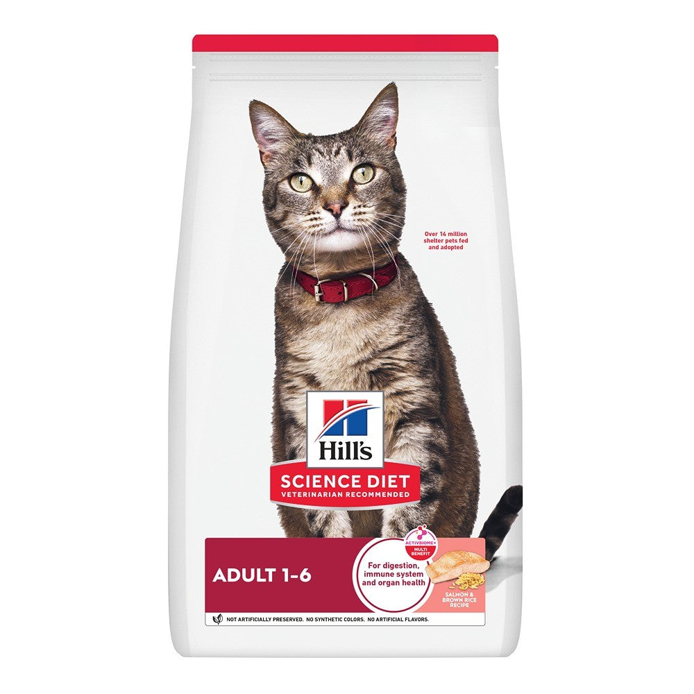 Hill's Science Diet Adult Salmon & Brown Rice Recipe Dry Cat Food