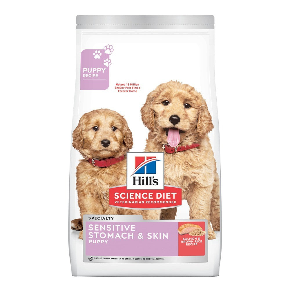 Hill's Science Diet Puppy Sensitive Stomach & Skin Salmon Dry Dog Food