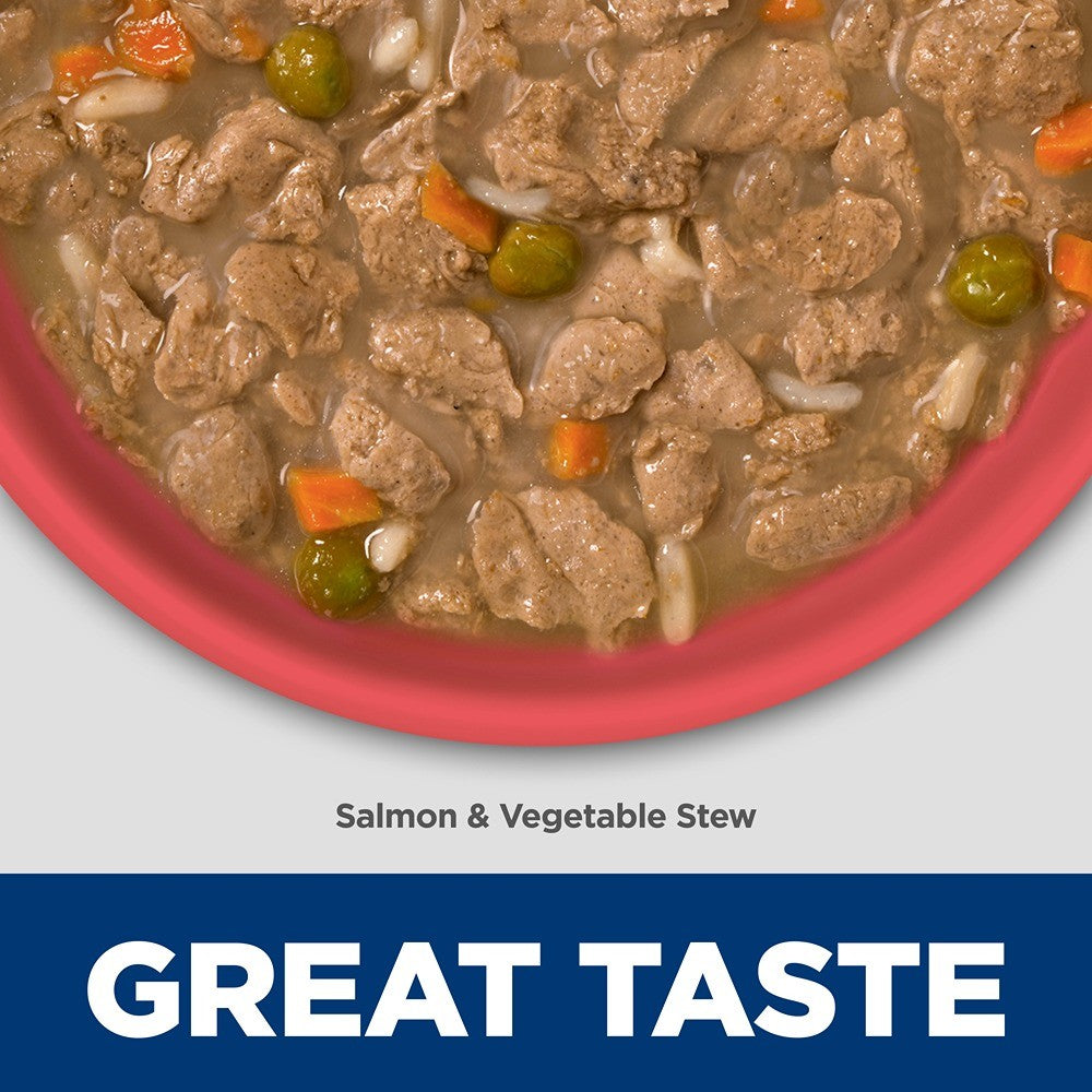 Hill's Science Diet Puppy Sensitive & Skin Salmon & Veg Stew Wet Dog Food