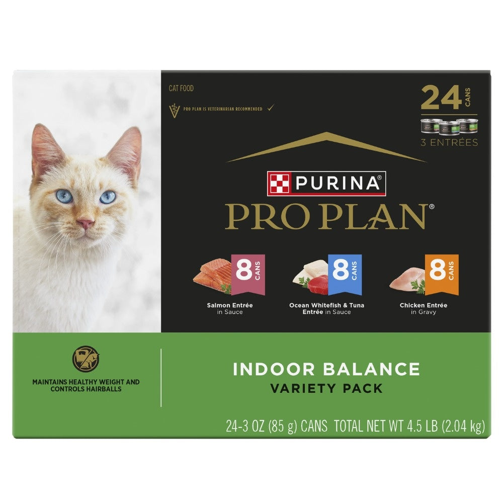 Pro Plan Indoor Balance Variety Wet Cat Food