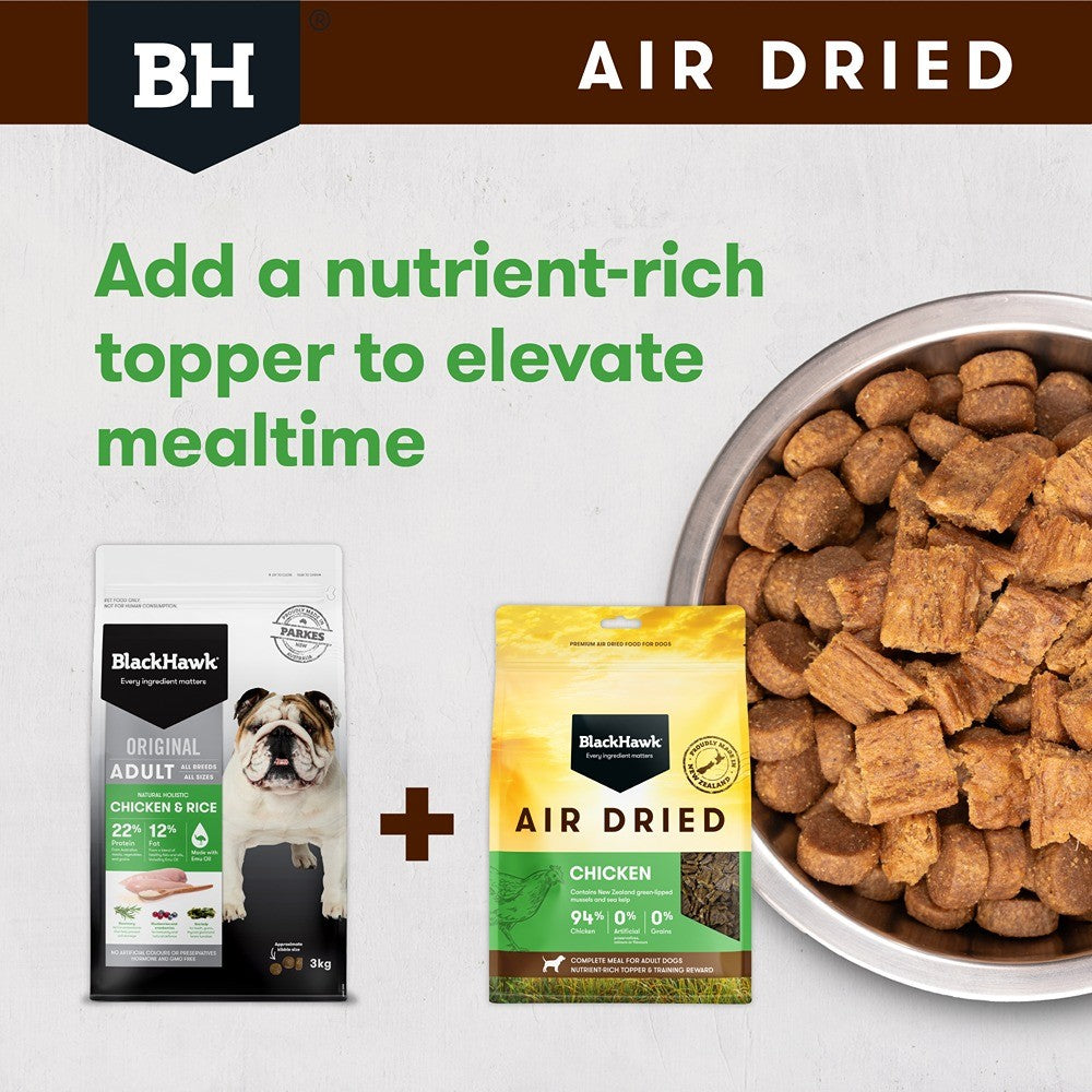 Black Hawk Air Dried Chicken Dry Dog Food