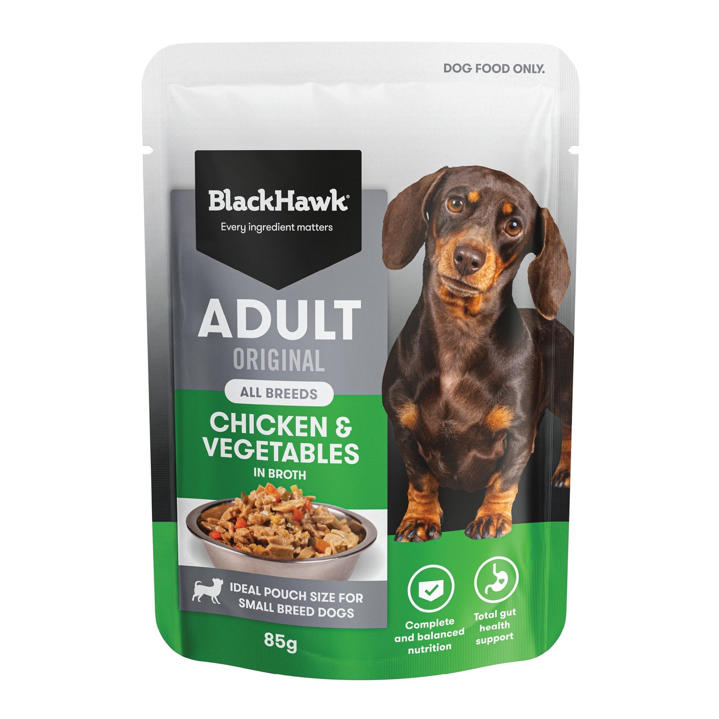 Black Hawk Small Breed Adult Chicken & Vegetables Wet Dog Food