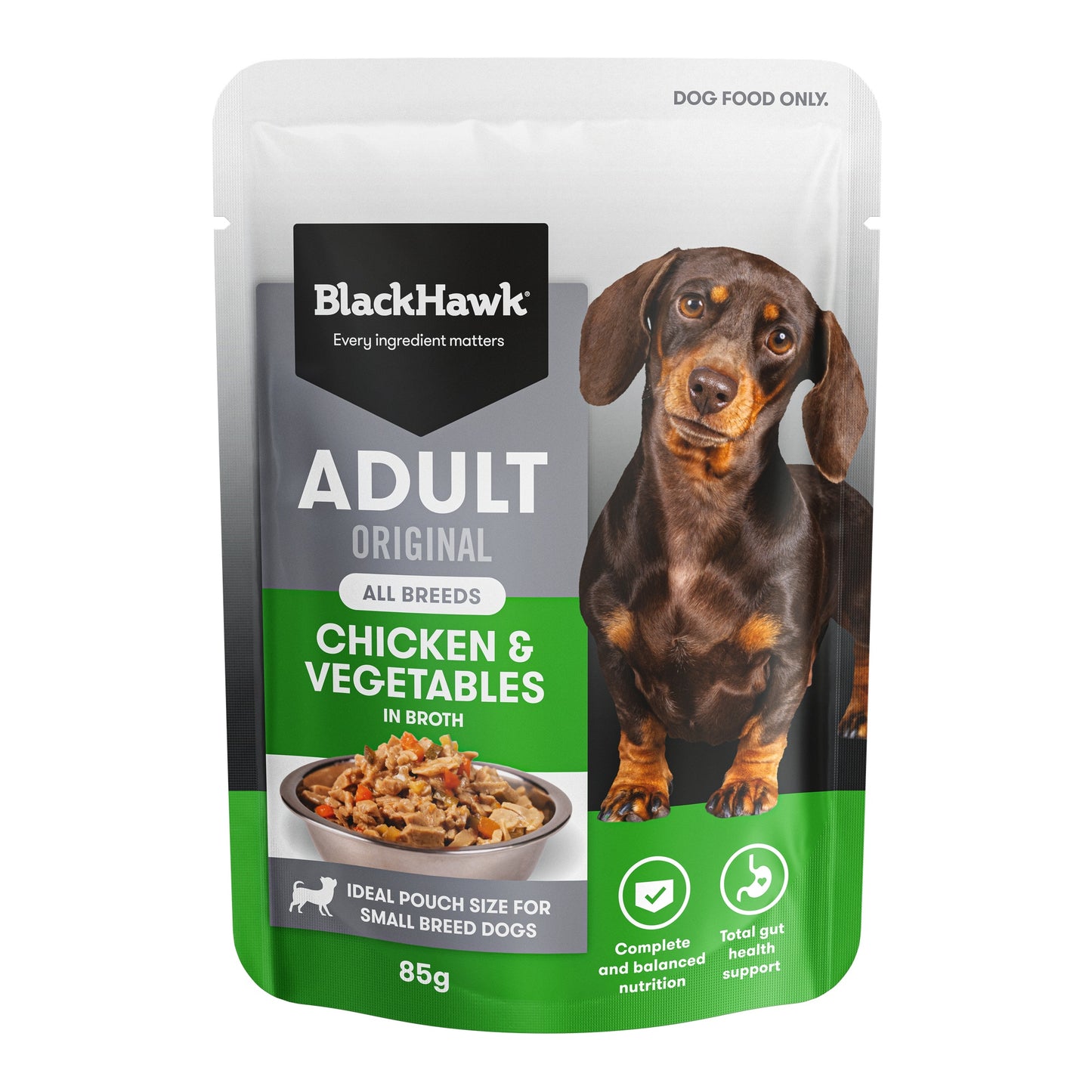 Black Hawk Small Breed Adult Chicken & Vegetables Wet Dog Food