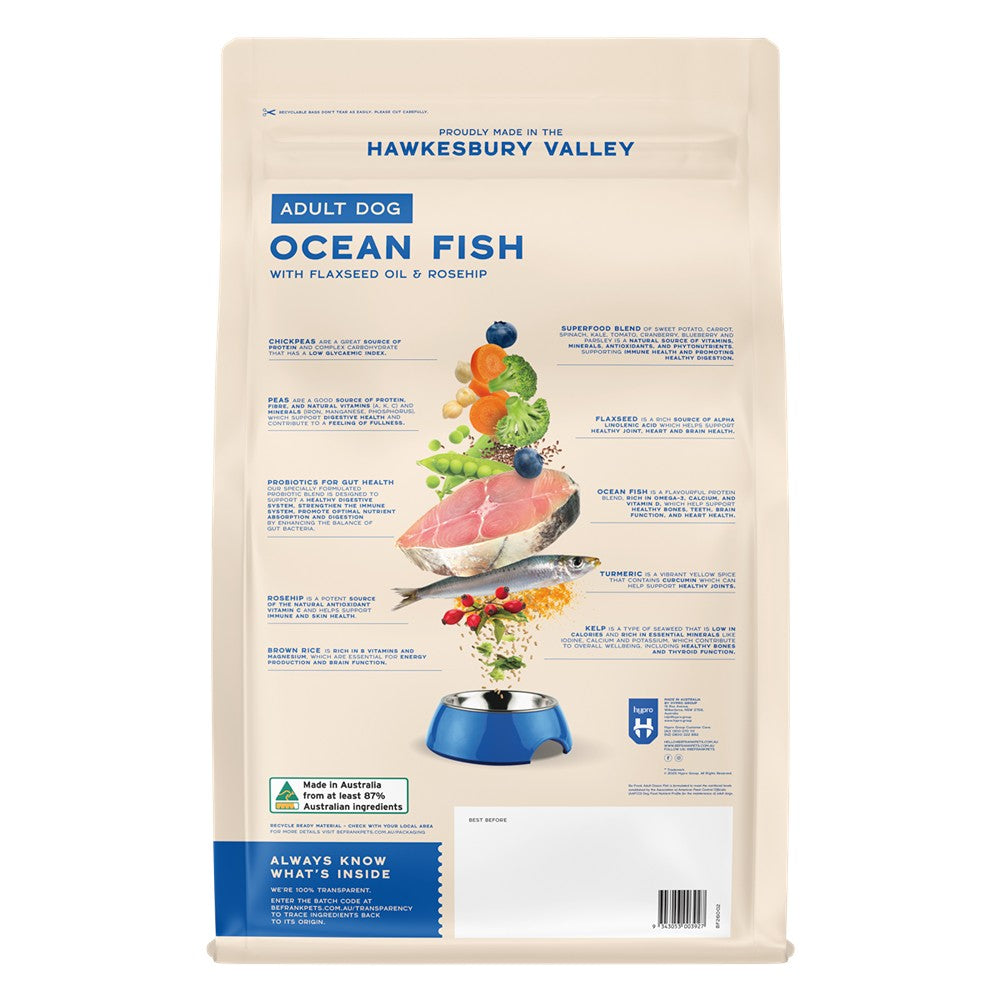 Be Frank Core Adult Ocean Fish Dry Dog Food