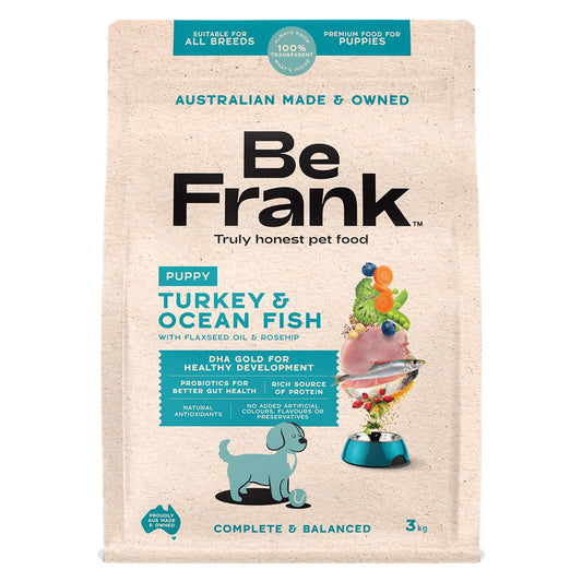 Be Frank Core Puppy Turkey & Ocean Fish Dry Dog Food