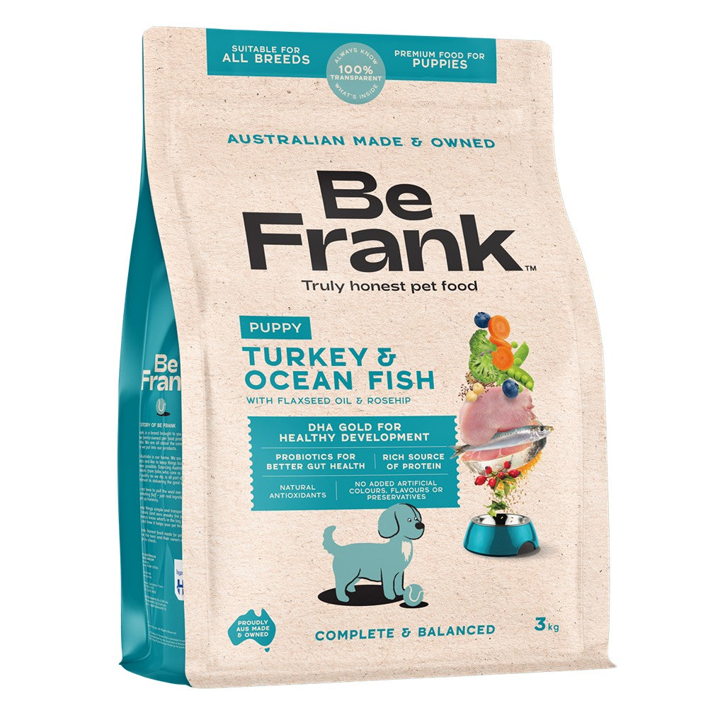 Be Frank Core Puppy Turkey & Ocean Fish Dry Dog Food