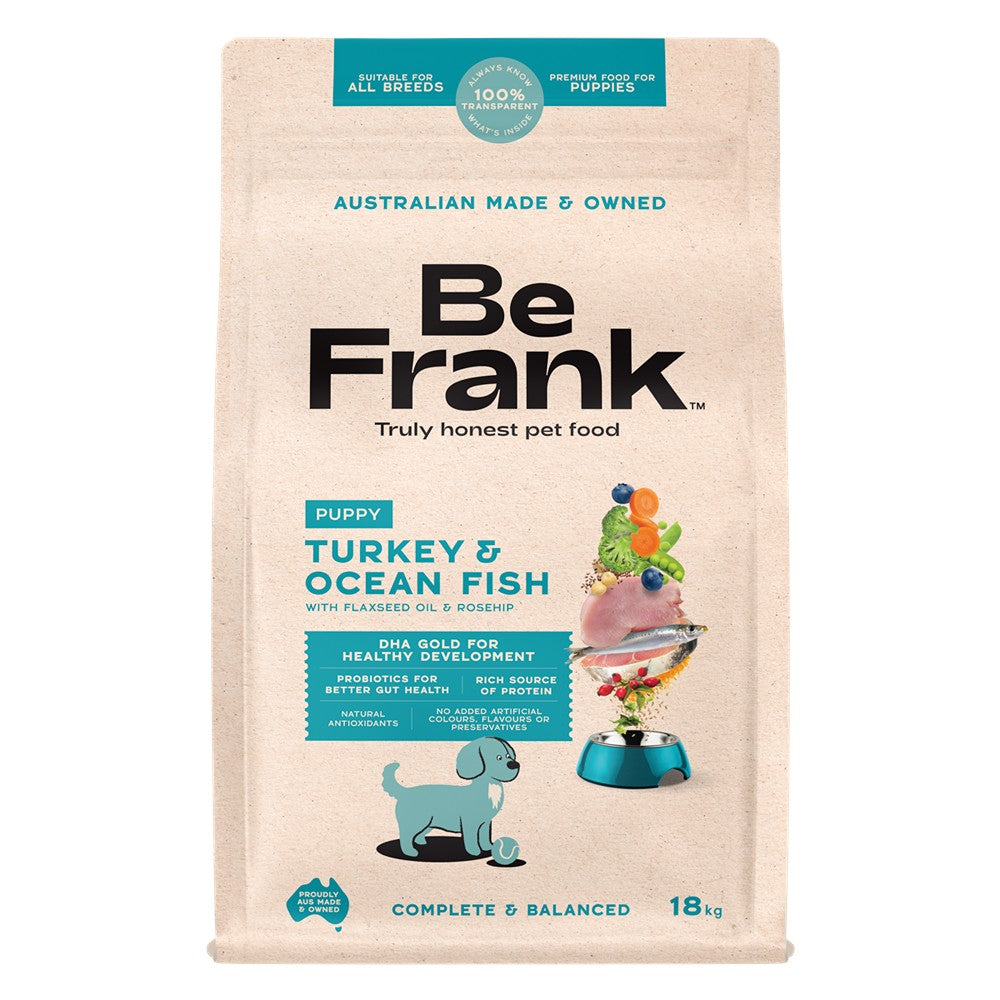 Be Frank Core Puppy Turkey & Ocean Fish Dry Dog Food