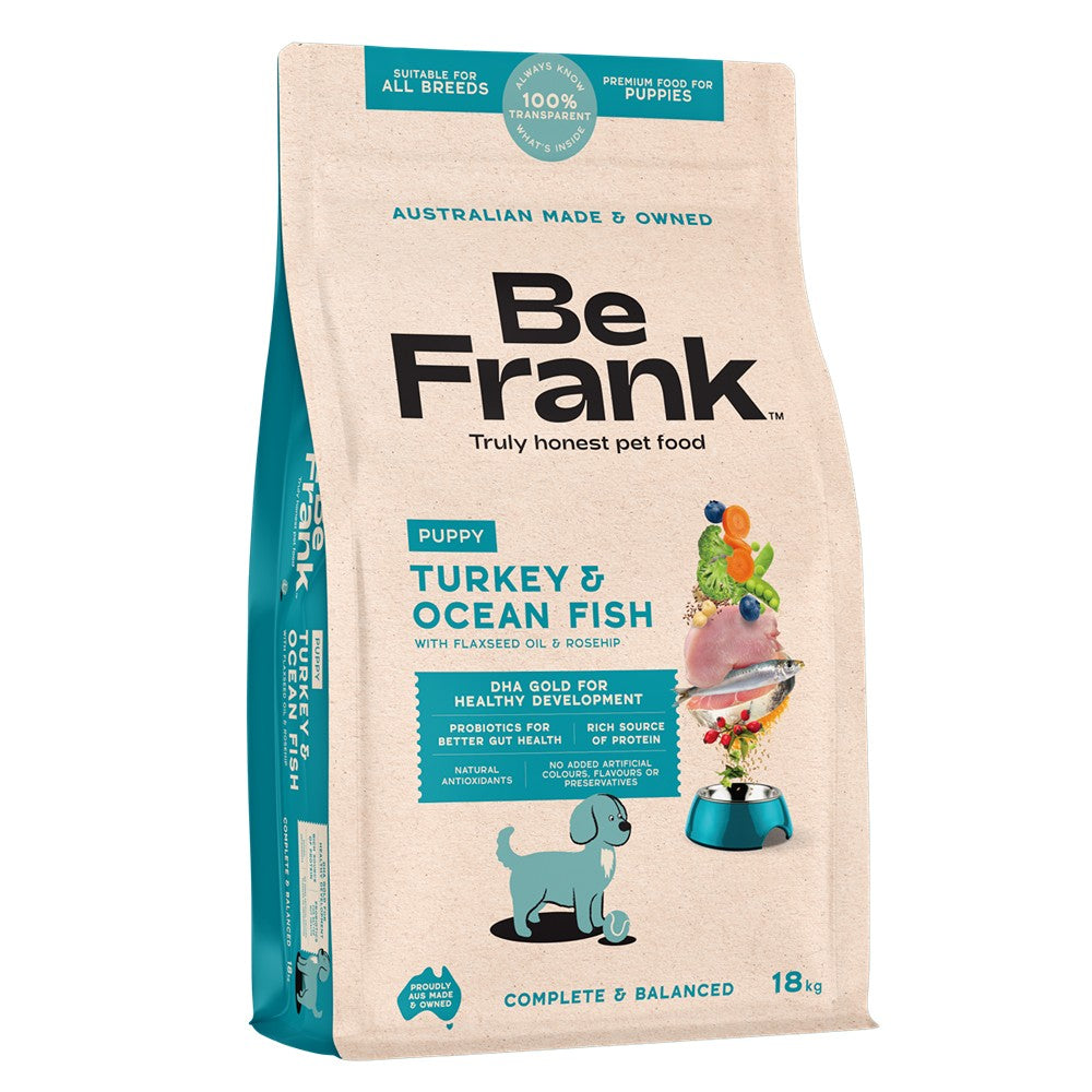 Be Frank Core Puppy Turkey & Ocean Fish Dry Dog Food