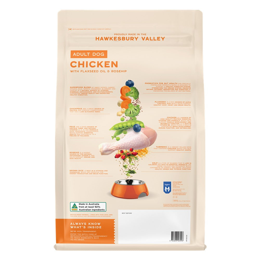 Be Frank Core Adult Chicken Dry Dog Food