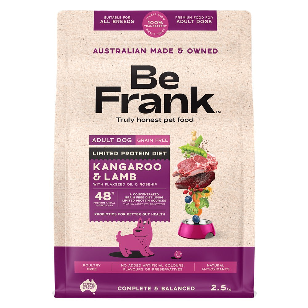 Be Frank LPD Grain Free Adult Kangaroo & Lamb Dry Dog Food