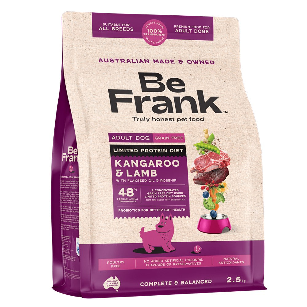 Be Frank LPD Grain Free Adult Kangaroo & Lamb Dry Dog Food