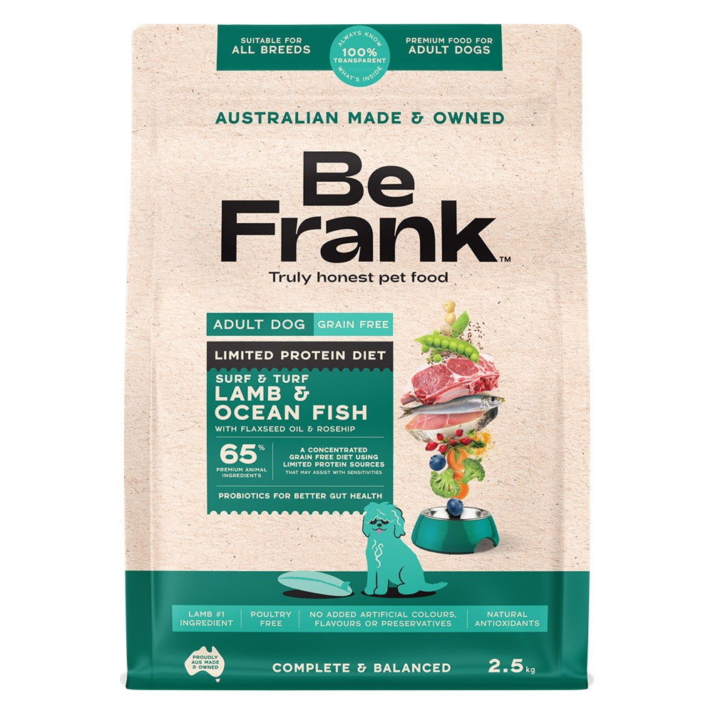 Be Frank LPD Grain Free Adult Surf & Turf Dry Dog Food