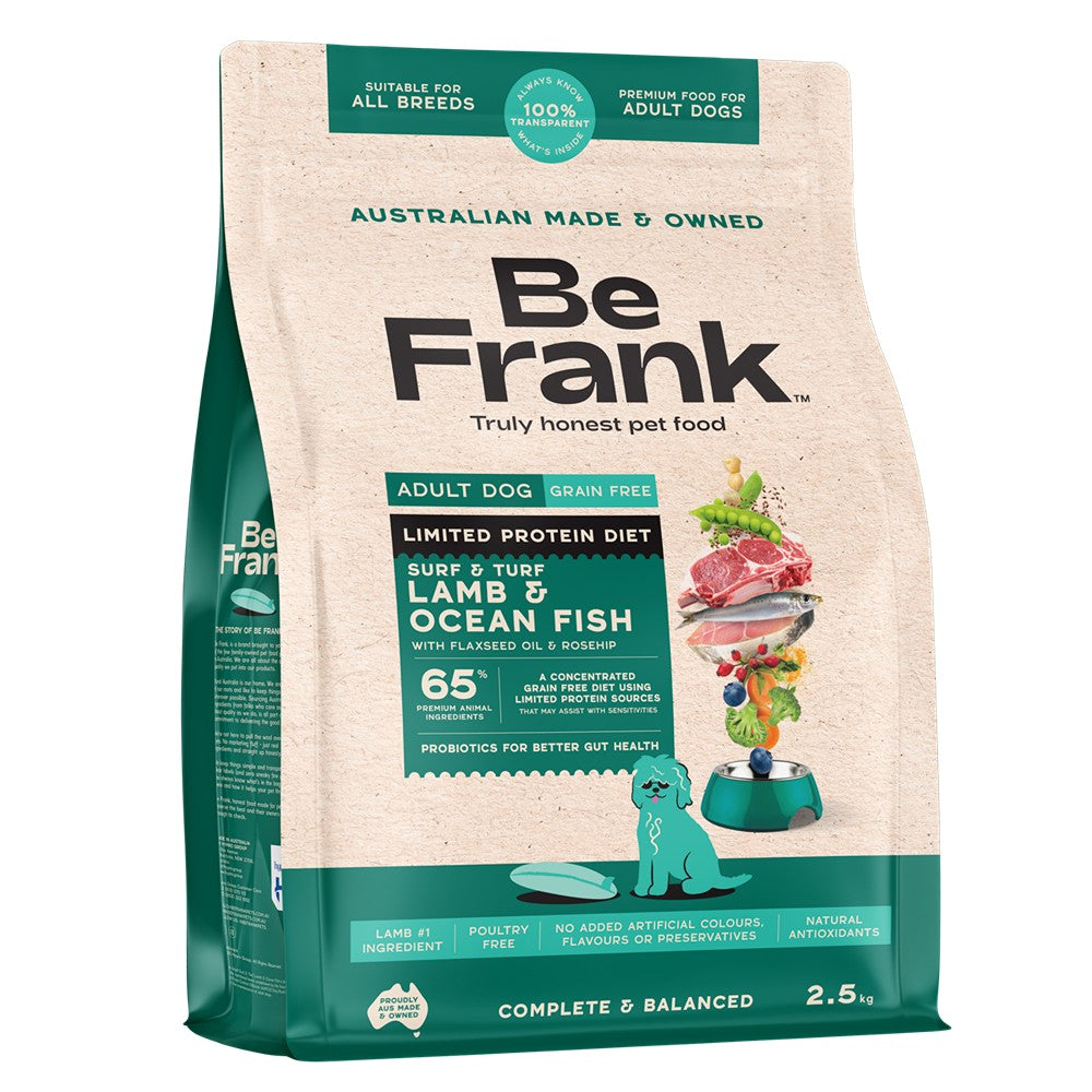 Be Frank LPD Grain Free Adult Surf & Turf Dry Dog Food