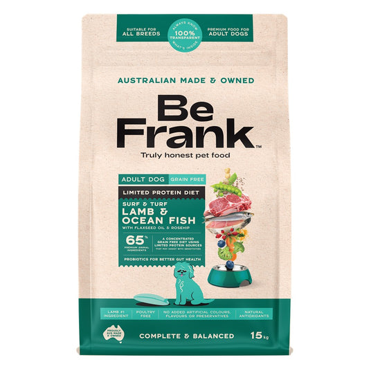 Be Frank LPD Grain Free Adult Surf & Turf Dry Dog Food