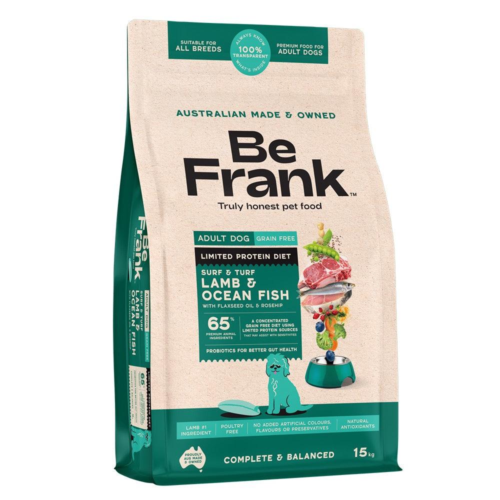 Be Frank LPD Grain Free Adult Surf & Turf Dry Dog Food
