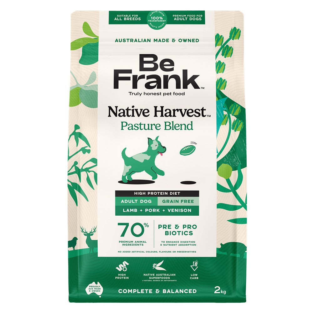 Be Frank Native Harvest Pasture Blend Dry Dog Food