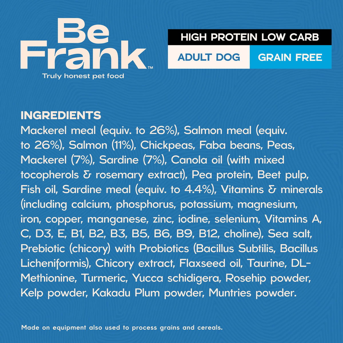Be Frank Native Harvest Ocean Blend Dry Dog Food
