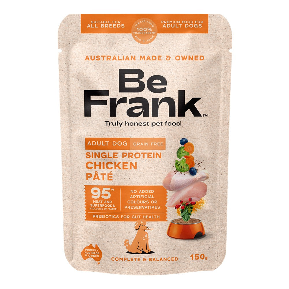 Be Frank Adult Chicken Pate Wet Dog Food