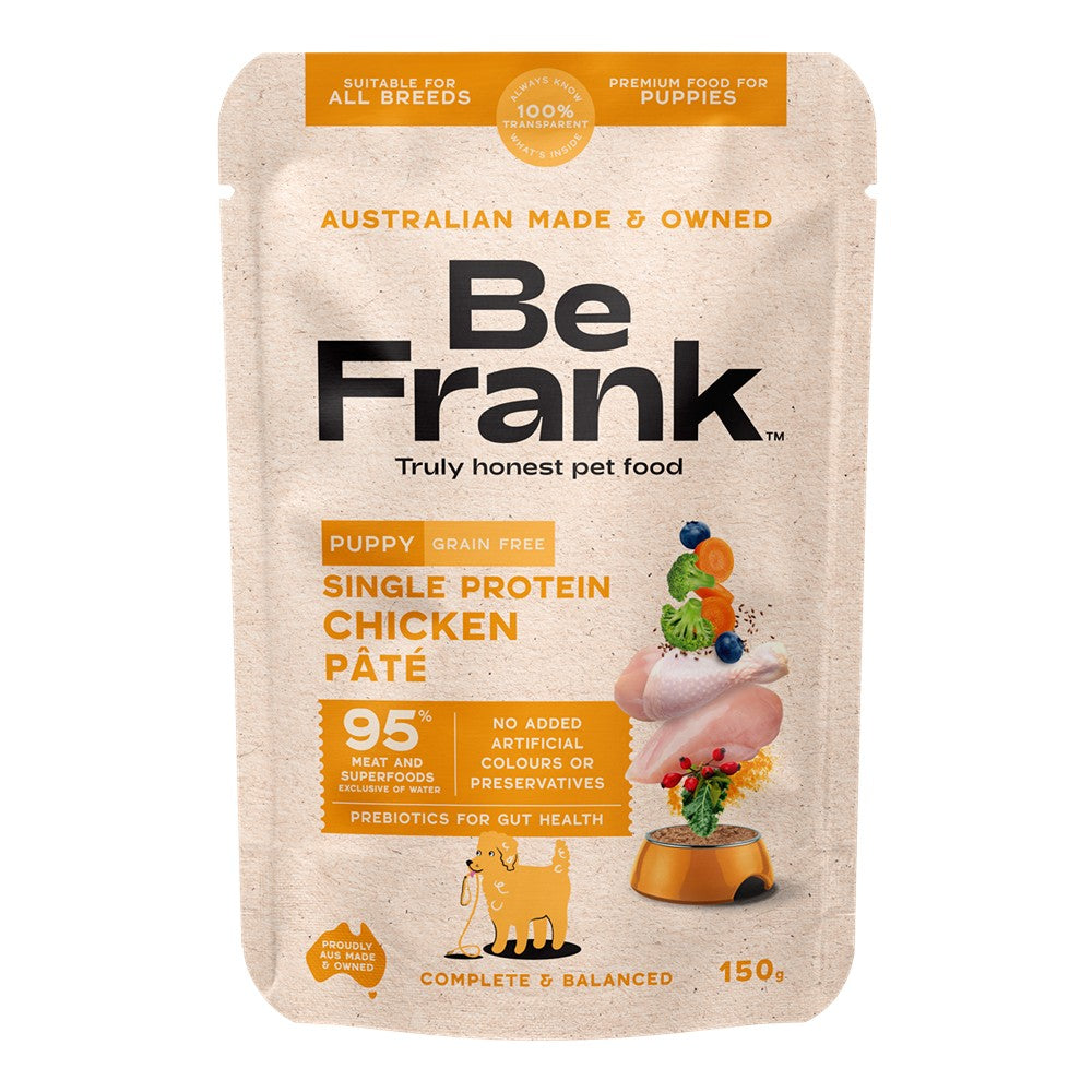 Be Frank Puppy Chicken Pate Wet Dog Food