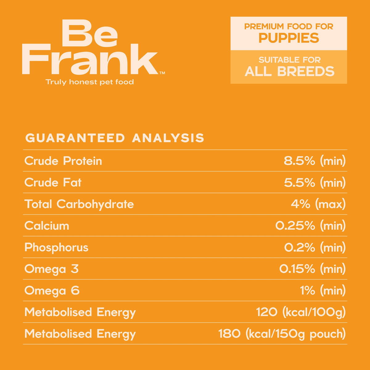Be Frank Puppy Chicken Pate Wet Dog Food